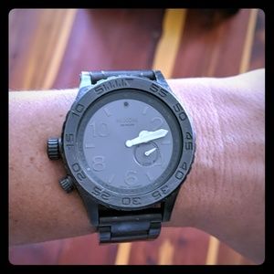 Nixon Chrono 42-20 Watch - Rare Gunmetal Color